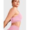 imageYEOREO Racerback Sports Bras for Women Padded Medium Impact Dafnien Seamless Yoga Workout Crop TopsPink