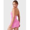 imageYEOREO Daiane Halter Workout Jumpsuits for Women Openback One Piece Padded No Front Seem Bodysuits VBack Yoga Shorts RomperLight Pink