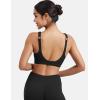 imageYEOREO Sports Bras for Women Xena Bra Maximum Support HighImpact Workout Gym Running Supportive Padded BrasBlack