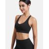imageYEOREO Sports Bras for Women Xena Bra Maximum Support HighImpact Workout Gym Running Supportive Padded BrasBlack