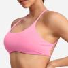 imageYEOREO Womens Sports Bra Strappy Criss Cross Back Bra TwistBack Sports Bra Removable Padded Yoga Crop Top1 Candy Powder