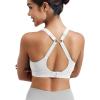 imageYEOREO Sports Bras for Women Xena Bra Maximum Support HighImpact Workout Gym Running Supportive Padded BrasWhite