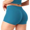 imageYEOREO Womens Low Rise Biker Shorts 25 No Front Seam Zahida Workout Volleyball Gym Yoga Booty ShortsMarine Blue