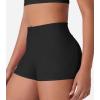 imageYEOREO Low Rise Biker Shorts with Pockets for Women 36 Gym Workout No Front Seam Eloiwen Yoga Booty Scrunch ShortsBlack