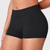 imageYEOREO Workout Shorts Women Low Rise 25 Squat Proof Seamless Gym Badriya Volleyball Booty ShortsBlack
