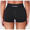 imageYEOREO Workout Shorts Women Low Rise 25 Squat Proof Seamless Gym Badriya Volleyball Booty ShortsBlack