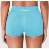 imageYEOREO Workout Shorts Women Low Rise 25 Squat Proof Seamless Gym Badriya Volleyball Booty ShortsLight Blue