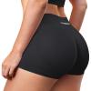 imageYEOREO Workout Shorts Women Low Rise 25 Squat Proof Seamless Gym Badriya Volleyball Booty ShortsBlack