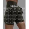 imageYEOREO CoreFlex Women Workout Biker Shorts with Cargo Pockets Hidden Scrunch High Waisted 8 Inseam Gym ShortsArmy Green Camo