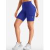 imageYEOREO CoreFlex Women Workout Biker Shorts with Cargo Pockets Hidden Scrunch High Waisted 8 Inseam Gym ShortsRoyal Blue