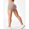 imageYEOREO Professional Women Workout Shorts 36 Scrunch Shorts Seamless High Waisted Contour Gym Yoga Biker ShortsApricot