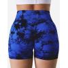 imageYEOREO Professional Women Workout Shorts 36 Scrunch Shorts Seamless High Waisted Contour Gym Yoga Biker ShortsClassic Blue