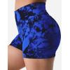 imageYEOREO Professional Women Workout Shorts 36 Scrunch Shorts Seamless High Waisted Contour Gym Yoga Biker ShortsClassic Blue