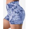 imageYEOREO Professional Women Workout Shorts 36 Scrunch Shorts Seamless High Waisted Contour Gym Yoga Biker ShortsLight Blue Tie Dye