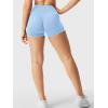 imageYEOREO Womens Biker Shorts 25 No Front Seam Elysina High Waist Hidden Scrunch Workout Gym Yoga Running ShortsAiry Blue