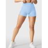 imageYEOREO Womens Biker Shorts 25 No Front Seam Elysina High Waist Hidden Scrunch Workout Gym Yoga Running ShortsAiry Blue