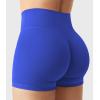 imageYEOREO Womens Biker Shorts 25 No Front Seam Elysina High Waist Hidden Scrunch Workout Gym Yoga Running ShortsBlue