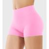 imageYEOREO Womens Biker Shorts 25 No Front Seam Elysina High Waist Hidden Scrunch Workout Gym Yoga Running ShortsLight Pink