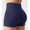 imageYEOREO Womens Biker Shorts 25 No Front Seam Elysina High Waist Hidden Scrunch Workout Gym Yoga Running ShortsNavy