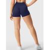 imageYEOREO Womens Biker Shorts 25 No Front Seam Elysina High Waist Hidden Scrunch Workout Gym Yoga Running ShortsNavy