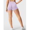 imageYEOREO Womens Biker Shorts 25 No Front Seam Elysina High Waist Hidden Scrunch Workout Gym Yoga Running ShortsOrchid Purple
