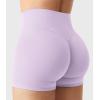 imageYEOREO Womens Biker Shorts 25 No Front Seam Elysina High Waist Hidden Scrunch Workout Gym Yoga Running ShortsOrchid Purple