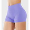 imageYEOREO Womens Biker Shorts 25 No Front Seam Elysina High Waist Hidden Scrunch Workout Gym Yoga Running ShortsPeriwinkle