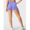imageYEOREO Womens Biker Shorts 25 No Front Seam Elysina High Waist Hidden Scrunch Workout Gym Yoga Running ShortsPeriwinkle