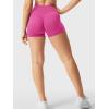 imageYEOREO Womens Biker Shorts 25 No Front Seam Elysina High Waist Hidden Scrunch Workout Gym Yoga Running ShortsRose Pink