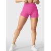 imageYEOREO Womens Biker Shorts 25 No Front Seam Elysina High Waist Hidden Scrunch Workout Gym Yoga Running ShortsRose Pink