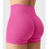 imageYEOREO Womens Biker Shorts 25 No Front Seam Elysina High Waist Hidden Scrunch Workout Gym Yoga Running ShortsRose Pink