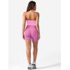 imageYEOREO Womens Halter Crop Top V Neck Workout Going Out Tank Top Padded Sleeveless Backless Trendy Summer CamisoleBubblegum Pink