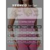 imageYEOREO Womens Halter Crop Top V Neck Workout Going Out Tank Top Padded Sleeveless Backless Trendy Summer CamisoleBubblegum Pink