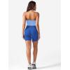 imageYEOREO Womens Halter Crop Top V Neck Workout Going Out Tank Top Padded Sleeveless Backless Trendy Summer CamisoleLight Blue