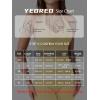 imageYEOREO Womens Halter Crop Top V Neck Workout Going Out Tank Top Padded Sleeveless Backless Trendy Summer CamisoleMilk Yellow
