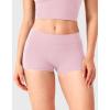 imageYEOREO Womens Low Rise Biker Shorts 25 No Front Seam Zahida Workout Volleyball Gym Yoga Booty ShortsLotus Root Pink
