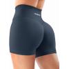 imageYEOREO Workout Shorts Womens Butt Lifting 45 Seamless Hidden Scrunch High Waist Gym Tummy Control Christiy Biker ShortsDeep Navy