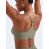 imageYEOREO Y Back Sports Bras for Women Padded Racerback Bra Paisely Light Impact Adjustable Straps Gym Workout TopsArmy Green