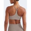 imageYEOREO Y Back Sports Bras for Women Padded Racerback Bra Paisely Light Impact Adjustable Straps Gym Workout TopsOat
