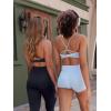 imageYEOREO Yaciny Y Back Sports Bras for Women Workout Strappy Bra V Neck Padded Spaghetti Straps Gym Yoga TopsBlack