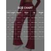imageYEOREO VitaWeave Straight Leg Leggings Women Fold Over Wide Leg Pants 315 Eddiy Casual Gym Workout SweatpantsAnchor Red