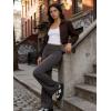 imageYEOREO VitaWeave Straight Leg Leggings Women Fold Over Wide Leg Pants 315 Eddiy Casual Gym Workout SweatpantsDark Gray
