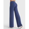 imageYEOREO VitaWeave Straight Leg Leggings Women Fold Over Wide Leg Pants 315 Eddiy Casual Gym Workout SweatpantsNavy Blue