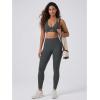 imageYEOREO Womens Christiy High Rise Athletic LeggingsAsphalt Ash