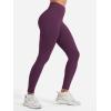 imageYEOREO Womens Christiy High Rise Athletic LeggingsBlack Cherry