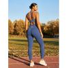 imageYEOREO Womens Christiy High Rise Athletic LeggingsBlue Gray
