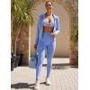 imageYEOREO Womens Christiy High Rise Athletic LeggingsBright Blue