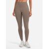 imageYEOREO Womens Christiy High Rise Athletic LeggingsBrown