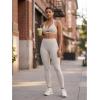 imageYEOREO Womens Christiy High Rise Athletic LeggingsFeather Beige