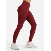 imageYEOREO Womens Christiy High Rise Athletic LeggingsScarlett Red